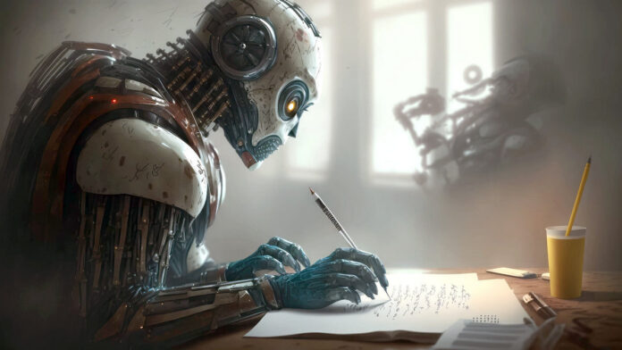 AI into human written